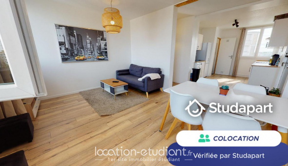 Colocation tudiante Studio à Villeurbanne (69100)