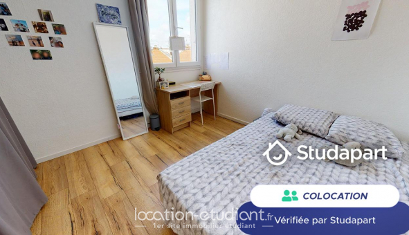 Colocation tudiante Studio à Villeurbanne (69100)