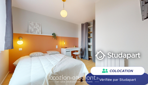 Colocation �tudiante Studio &agrave; Villeurbanne (69100)