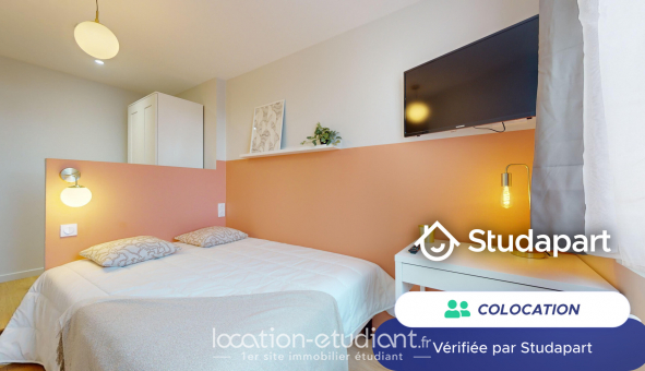 Colocation �tudiante Studio &agrave; Villeurbanne (69100)