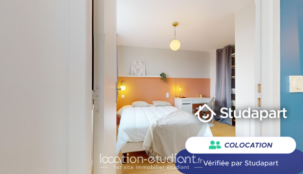 Colocation �tudiante Studio &agrave; Villeurbanne (69100)