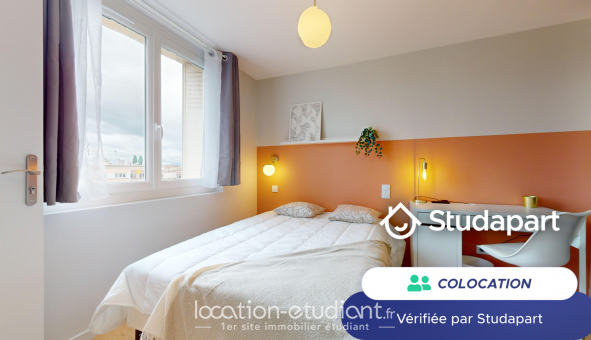 Colocation �tudiante Studio &agrave; Villeurbanne (69100)