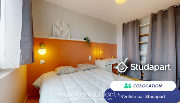 Colocation �tudiante Studio &agrave; Villeurbanne (69100)