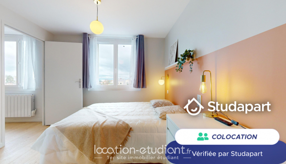 Colocation �tudiante Studio &agrave; Villeurbanne (69100)