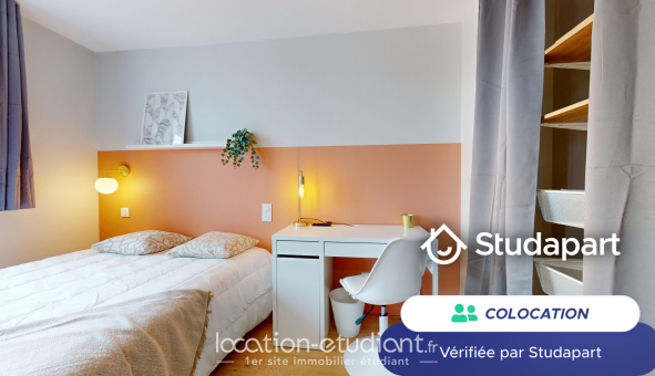 Colocation �tudiante Studio &agrave; Villeurbanne (69100)
