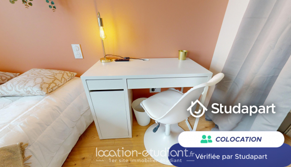 Colocation �tudiante Studio &agrave; Villeurbanne (69100)