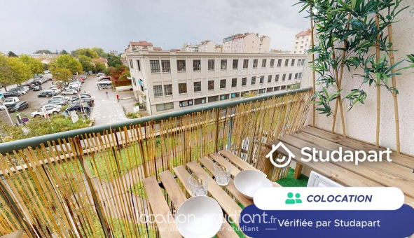 Colocation tudiante Studio à Villeurbanne (69100)