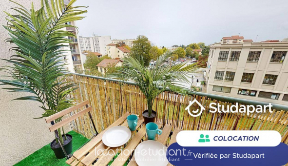 Colocation tudiante Studio à Villeurbanne (69100)