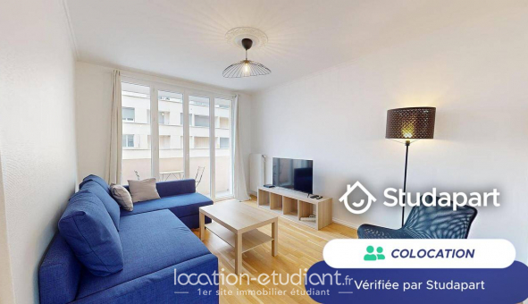 Colocation tudiante Studio à Villeurbanne (69100)