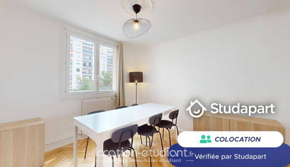 Colocation tudiante Studio à Villeurbanne (69100)