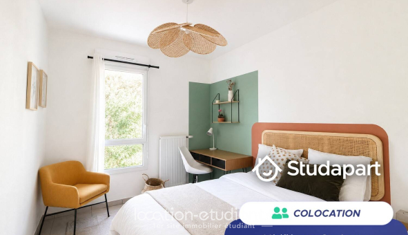 Colocation étudiante T5 &agrave; Villeurbanne (69100)