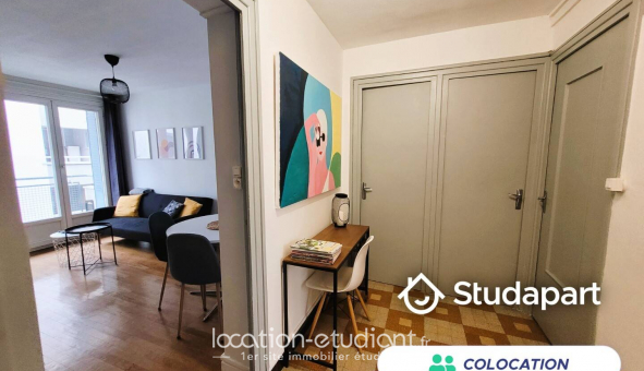 Colocation tudiante Studio à Villeurbanne (69100)