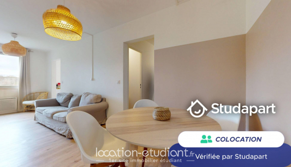 Colocation étudiante Studio à Villeurbanne (69100)