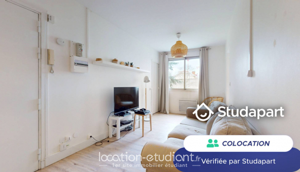 Colocation étudiante Studio à Villeurbanne (69100)