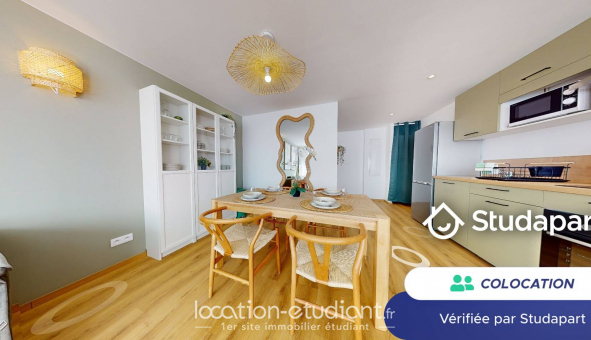Colocation tudiante Studio à Villeurbanne (69100)