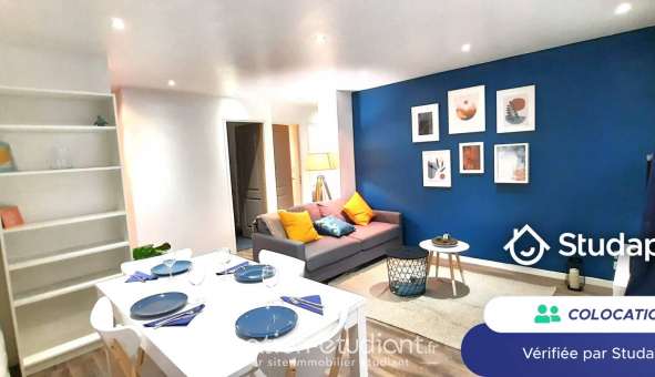 Colocation tudiante Studio à Villeurbanne (69100)