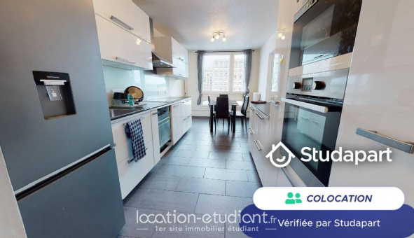 Colocation tudiante Studio à Villeurbanne (69100)