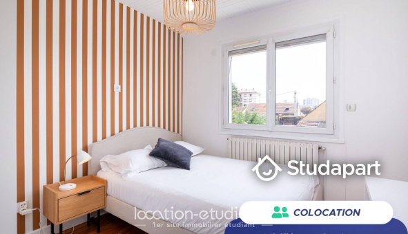 Colocation tudiante Studio à Villeurbanne (69100)