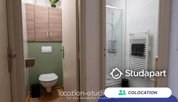 Colocation �tudiante Studio &agrave; Villeurbanne (69100)