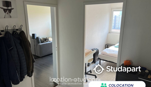 Colocation �tudiante Studio &agrave; Villeurbanne (69100)