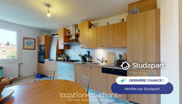 Colocation �tudiante Studio &agrave; Villeurbanne (69100)