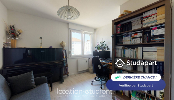 Colocation �tudiante Studio &agrave; Villeurbanne (69100)