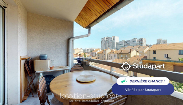 Colocation �tudiante Studio &agrave; Villeurbanne (69100)