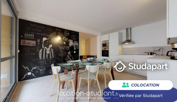 Colocation �tudiante Studio &agrave; Villeurbanne (69100)