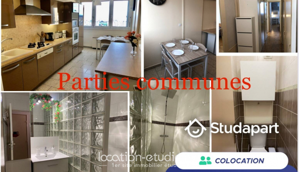 Colocation �tudiante Studio &agrave; Villeurbanne (69100)