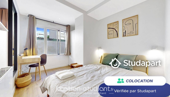 Colocation �tudiante Studio &agrave; Villeurbanne (69100)