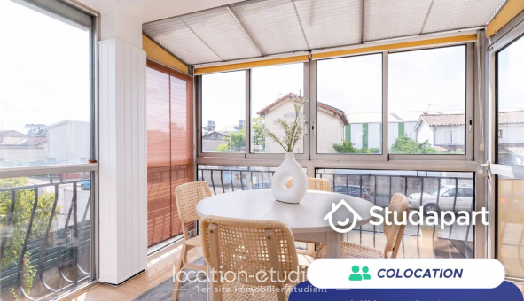 Colocation �tudiante Studio &agrave; Villeurbanne (69100)