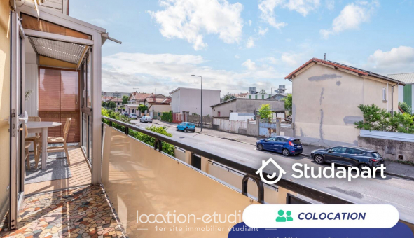Colocation �tudiante Studio &agrave; Villeurbanne (69100)