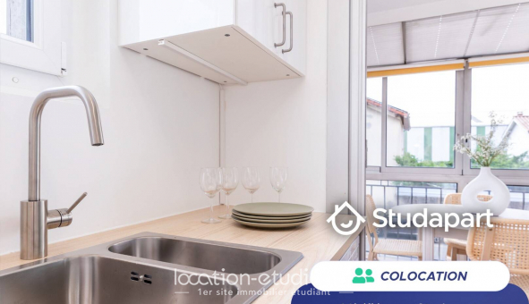 Colocation �tudiante Studio &agrave; Villeurbanne (69100)