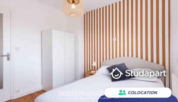 Colocation �tudiante Studio &agrave; Villeurbanne (69100)