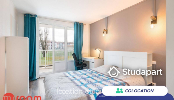 Colocation �tudiante Studio &agrave; Villeurbanne (69100)