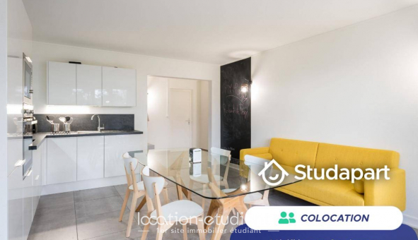 Colocation �tudiante Studio &agrave; Villeurbanne (69100)