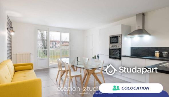 Colocation �tudiante Studio &agrave; Villeurbanne (69100)