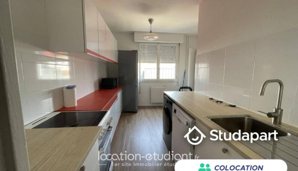 Colocation �tudiante Studio &agrave; Villeurbanne (69100)