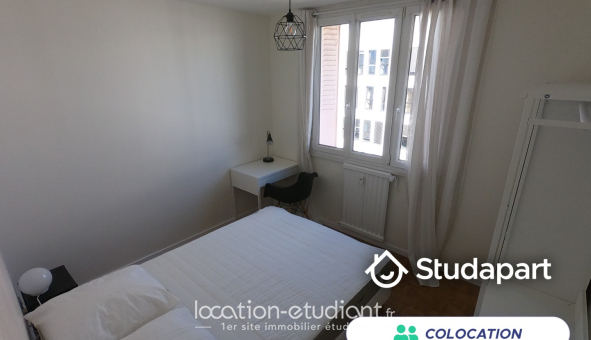 Colocation étudiante T4 &agrave; Villeurbanne (69100)