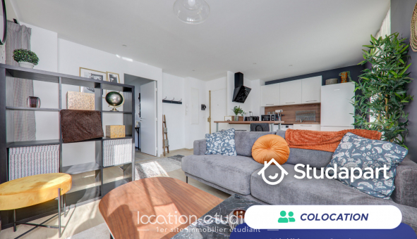 Colocation �tudiante Studio &agrave; Villeurbanne (69100)