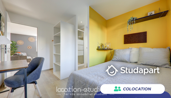 Colocation �tudiante Studio &agrave; Villeurbanne (69100)