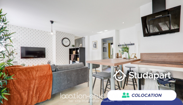 Colocation �tudiante Studio &agrave; Villeurbanne (69100)
