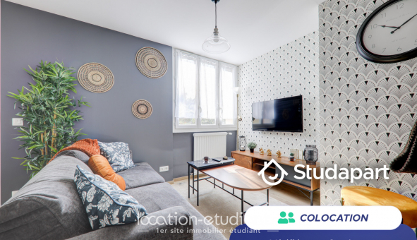 Colocation �tudiante Studio &agrave; Villeurbanne (69100)