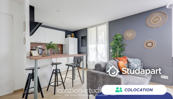 Colocation �tudiante Studio &agrave; Villeurbanne (69100)