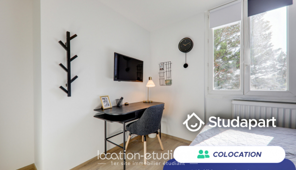 Colocation �tudiante Studio &agrave; Villeurbanne (69100)