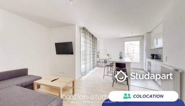 Colocation �tudiante Studio &agrave; Vitry sur Seine (94400)