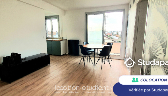 Colocation �tudiante T3 &agrave; Vitry sur Seine (94400)