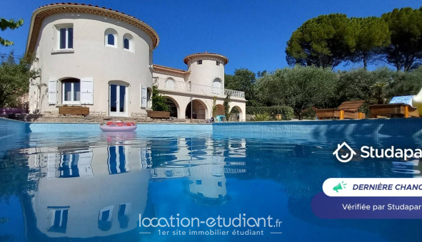 Colocation étudiante Studio &agrave; Alès (30100)