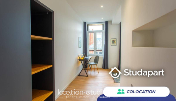 Colocation étudiante Studio &agrave; Amiens (80090)