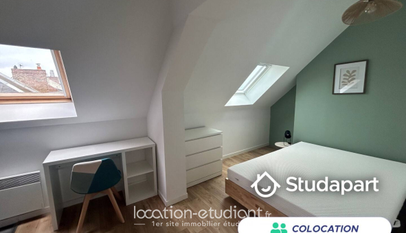 Colocation étudiante Studio &agrave; Amiens (80090)